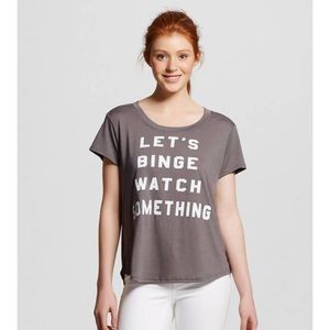 “Let’s Binge Watch Something” Netflix Graphic Tee